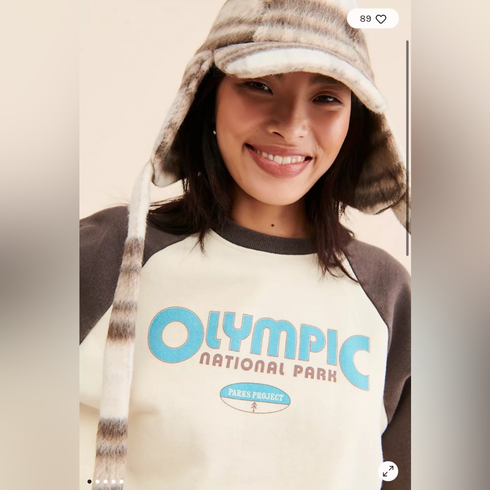 Parks Project for Free People
Olympic Greatest Hits Raglan Sweatshirt